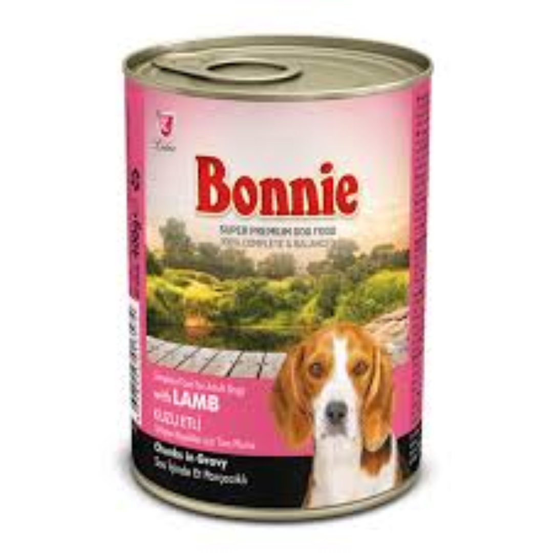 BONNIE CAN DOG FOOD LAMB IN GRAVY 415G